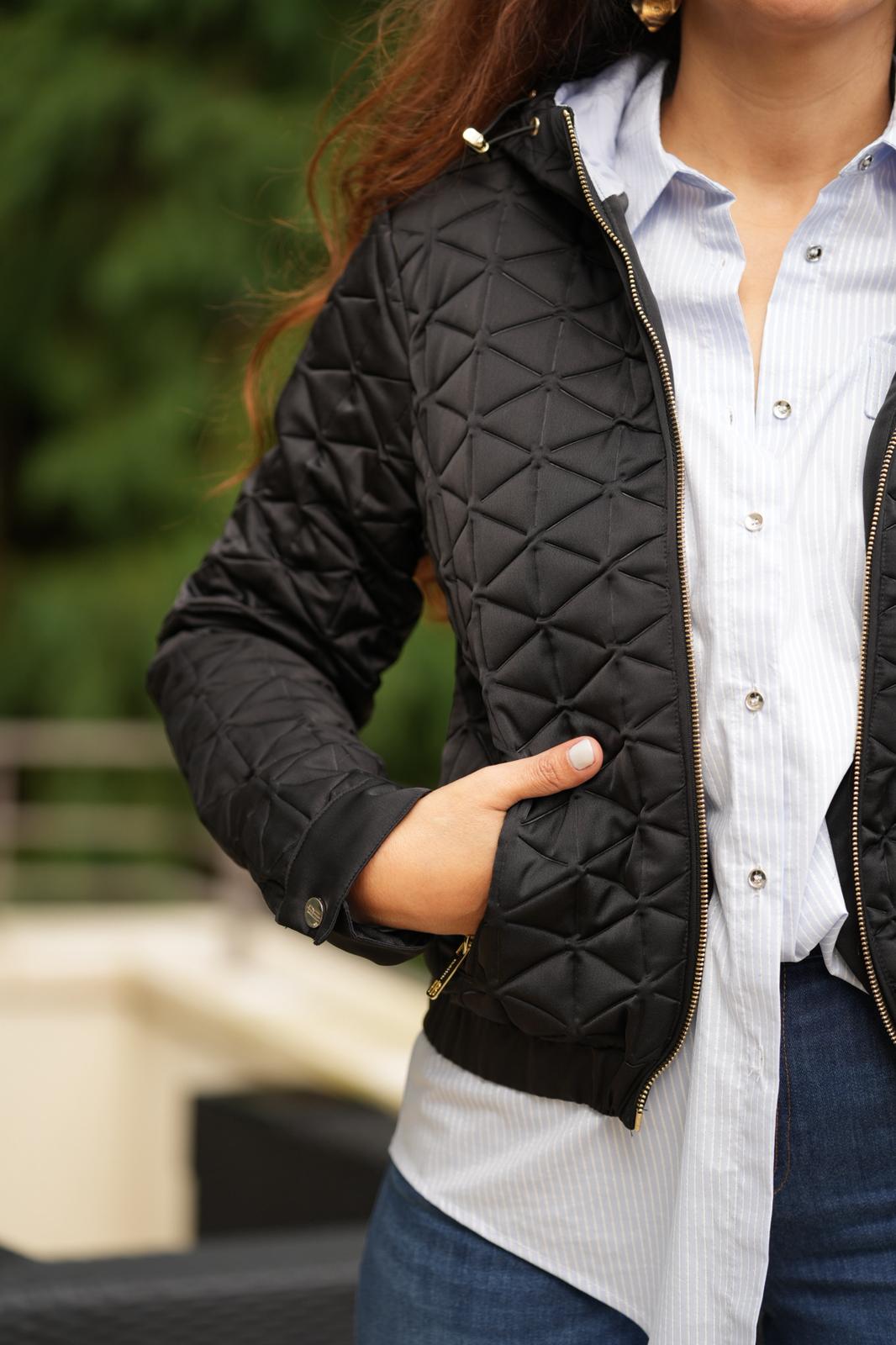 Casaco acolchoado com capuz FRACOMINA