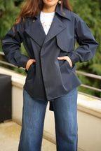Trench coat curta FRACOMINA