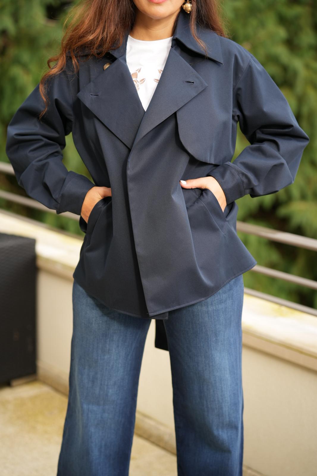 Trench coat curta FRACOMINA