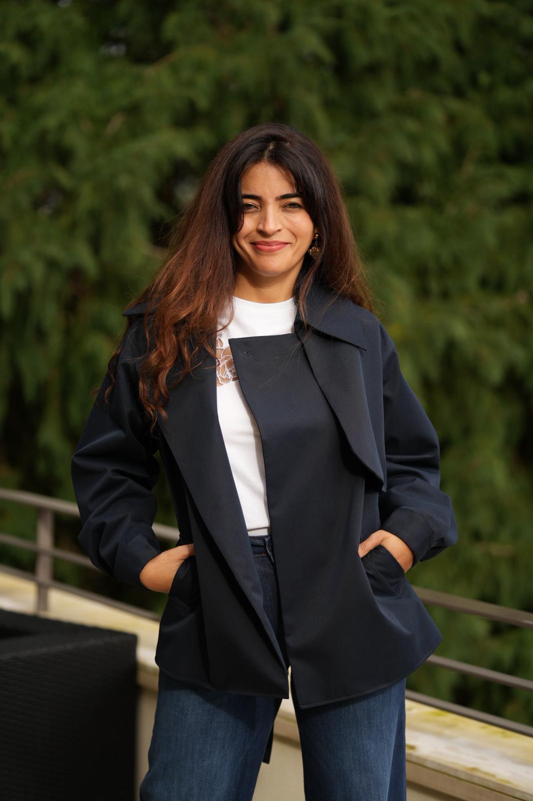 Trench coat curta FRACOMINA