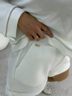 Calções de malha com detalhes contrastantes MARKUP