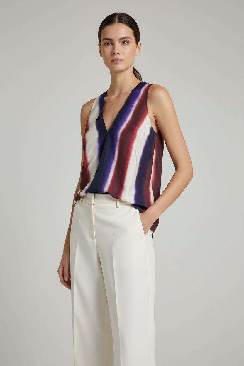 Top com riscas degradê TWINSET