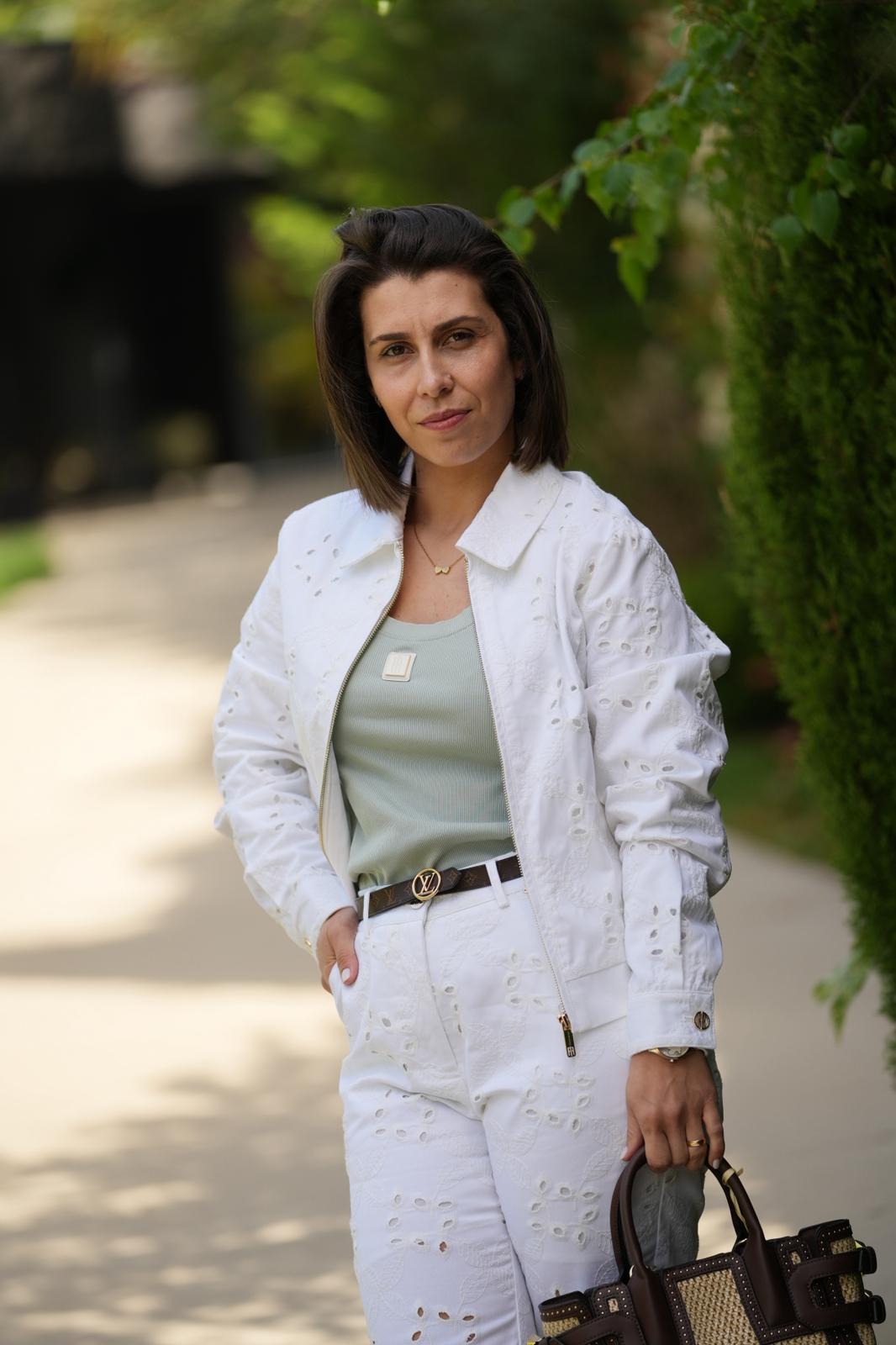 Bomber em renda San Gallo FRACOMINA
