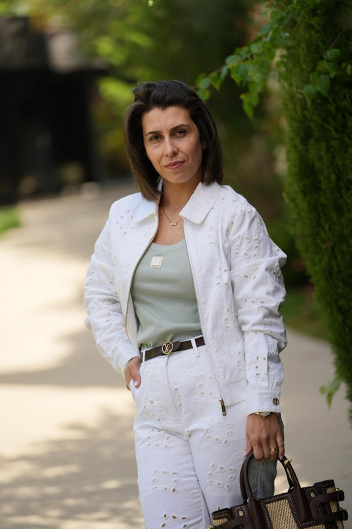 Bomber em renda San Gallo FRACOMINA