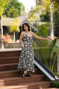 Vestido longo com estampa floral FRACOMINA