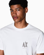T-shirt logo bordado Armani Exchange