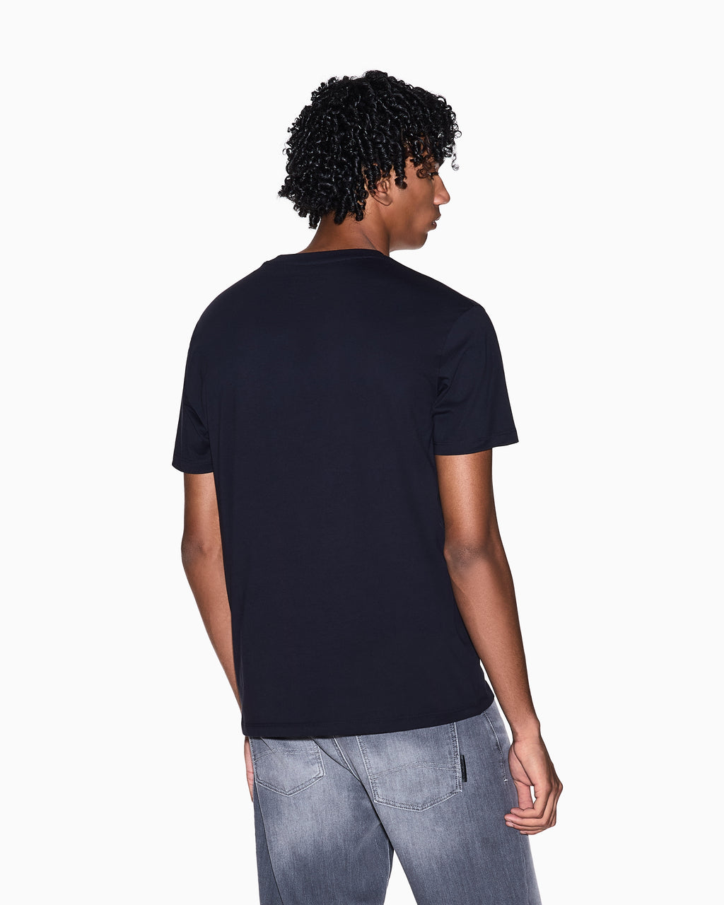 T-shirt logo bordado Armani Exchange