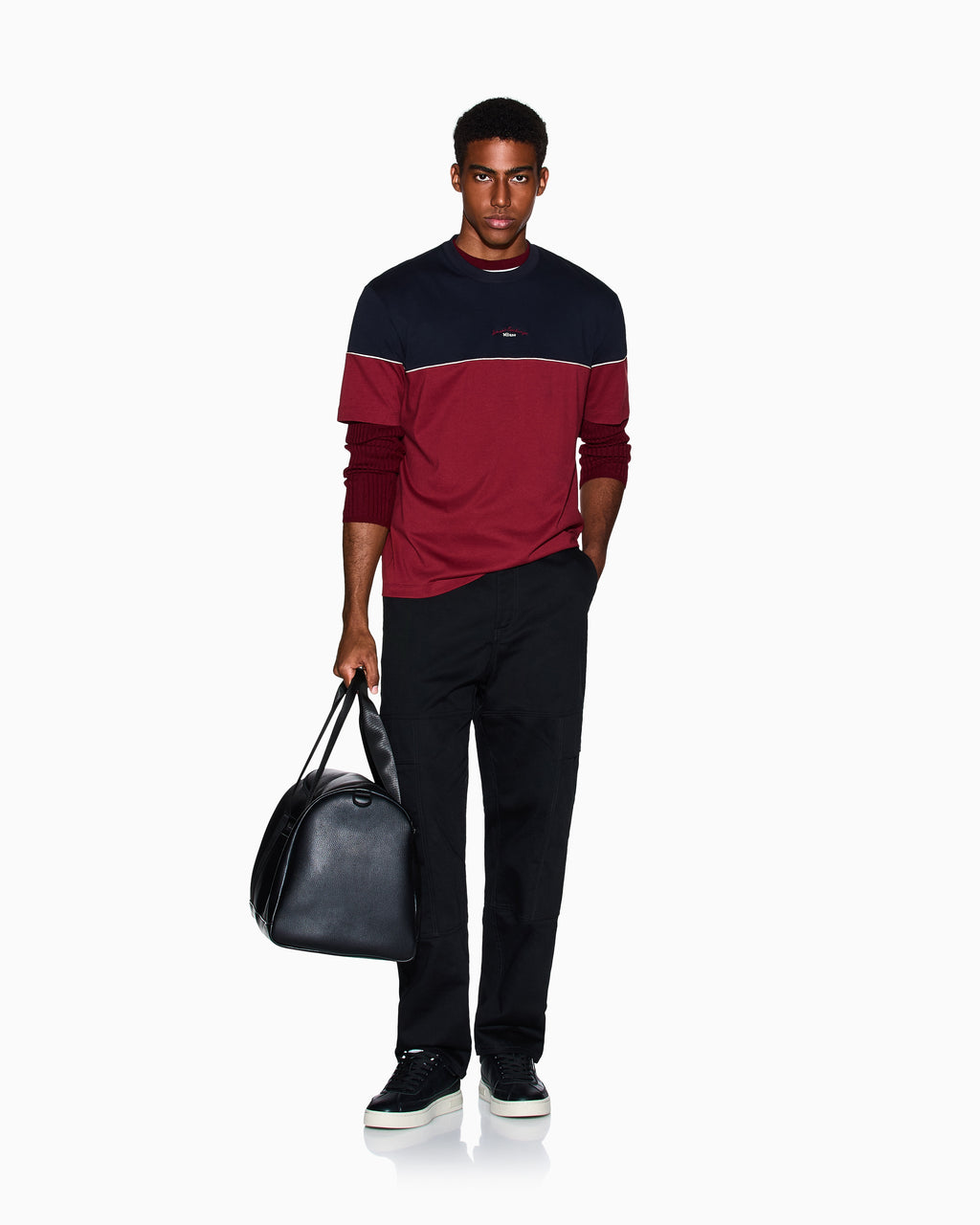 T-shirt bicolor Armani Exchange