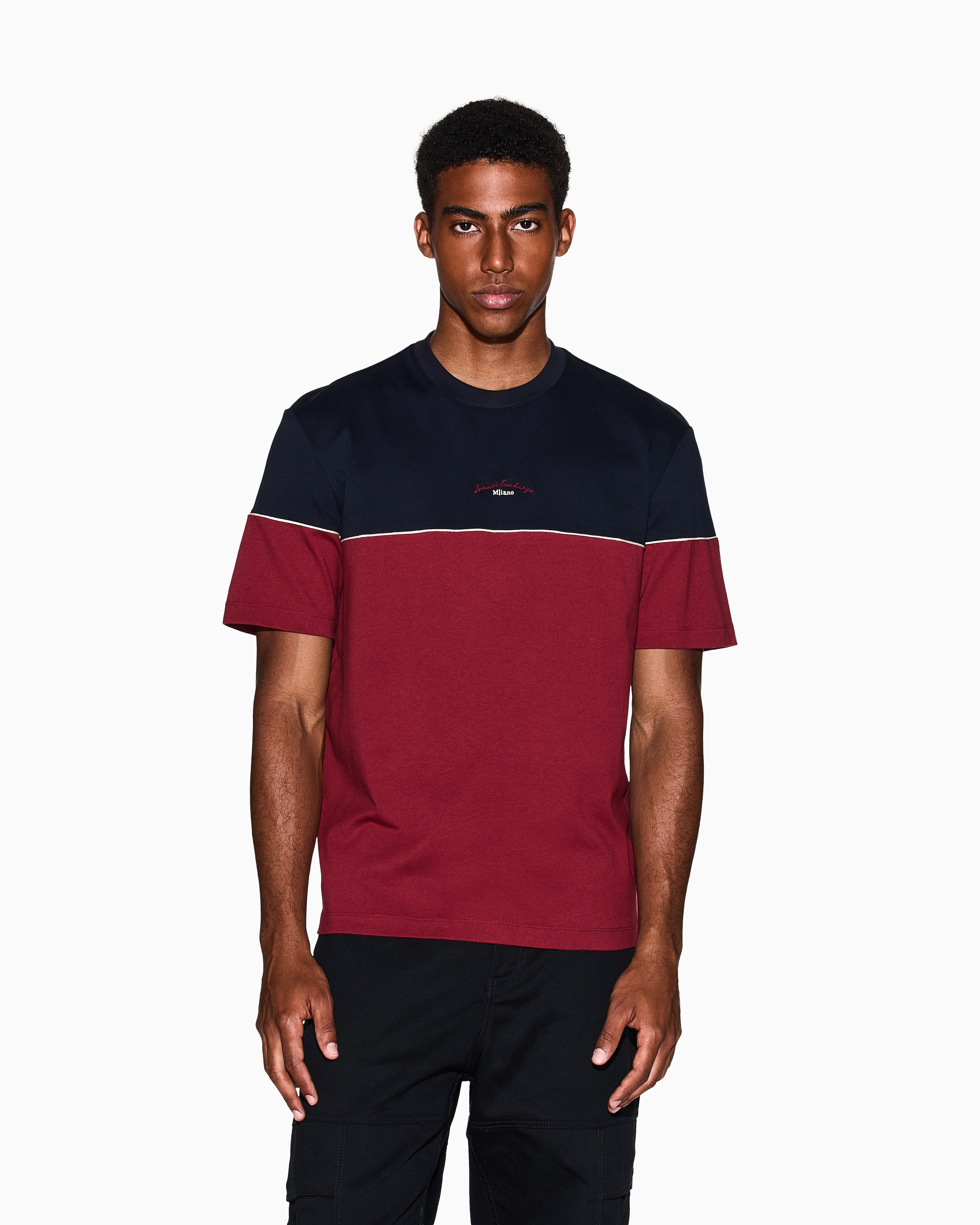 T-shirt bicolor Armani Exchange