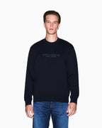 Sweatshirt com logotipo tom sobre tom Armani Exchange