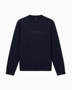 Sweatshirt com logotipo tom sobre tom Armani Exchange