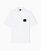 Polo com emblema do logo Armani Exchange