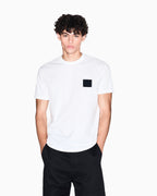 T-shirt de corte regular com emblema Armani Exchange