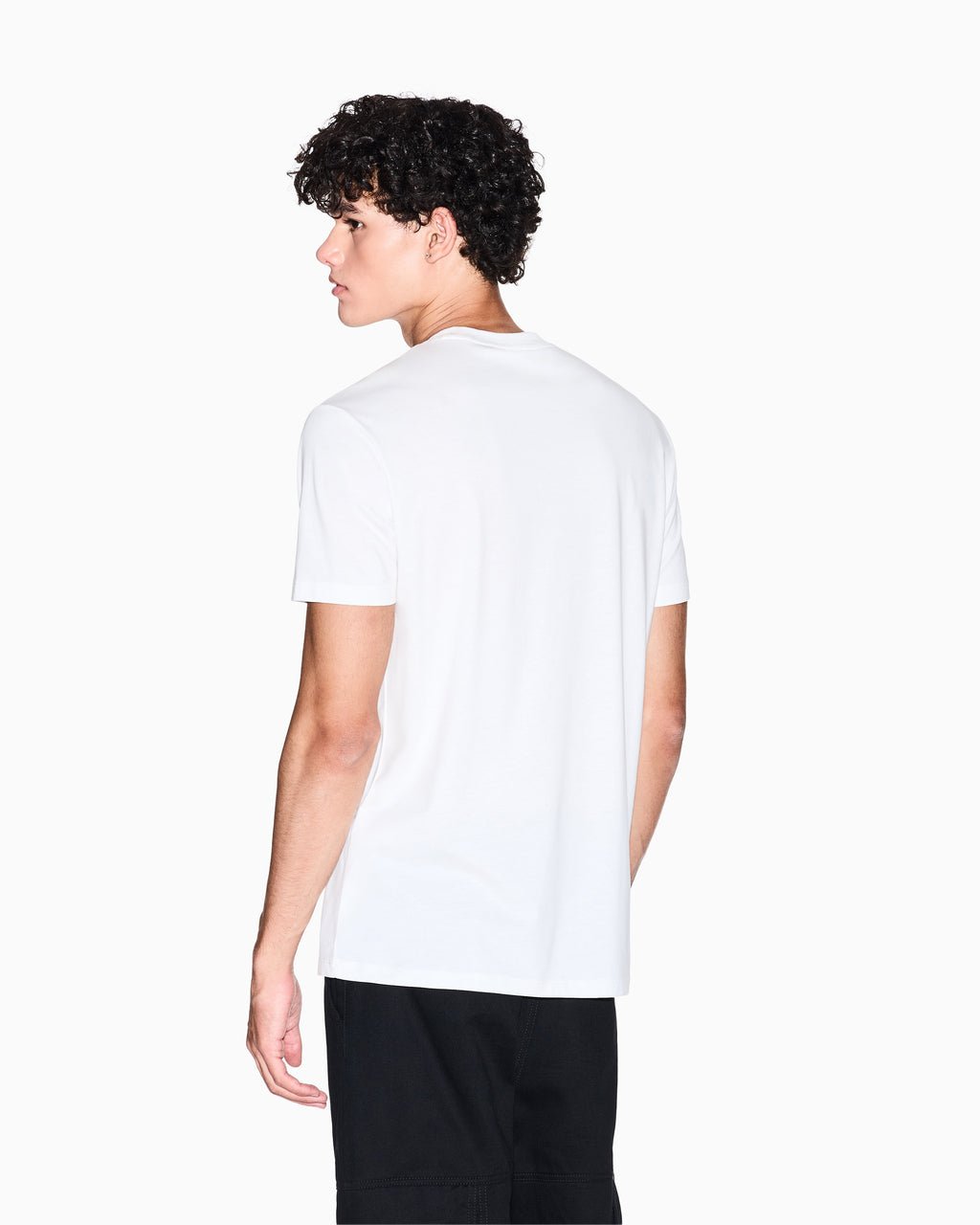 T-shirt de corte regular com emblema Armani Exchange
