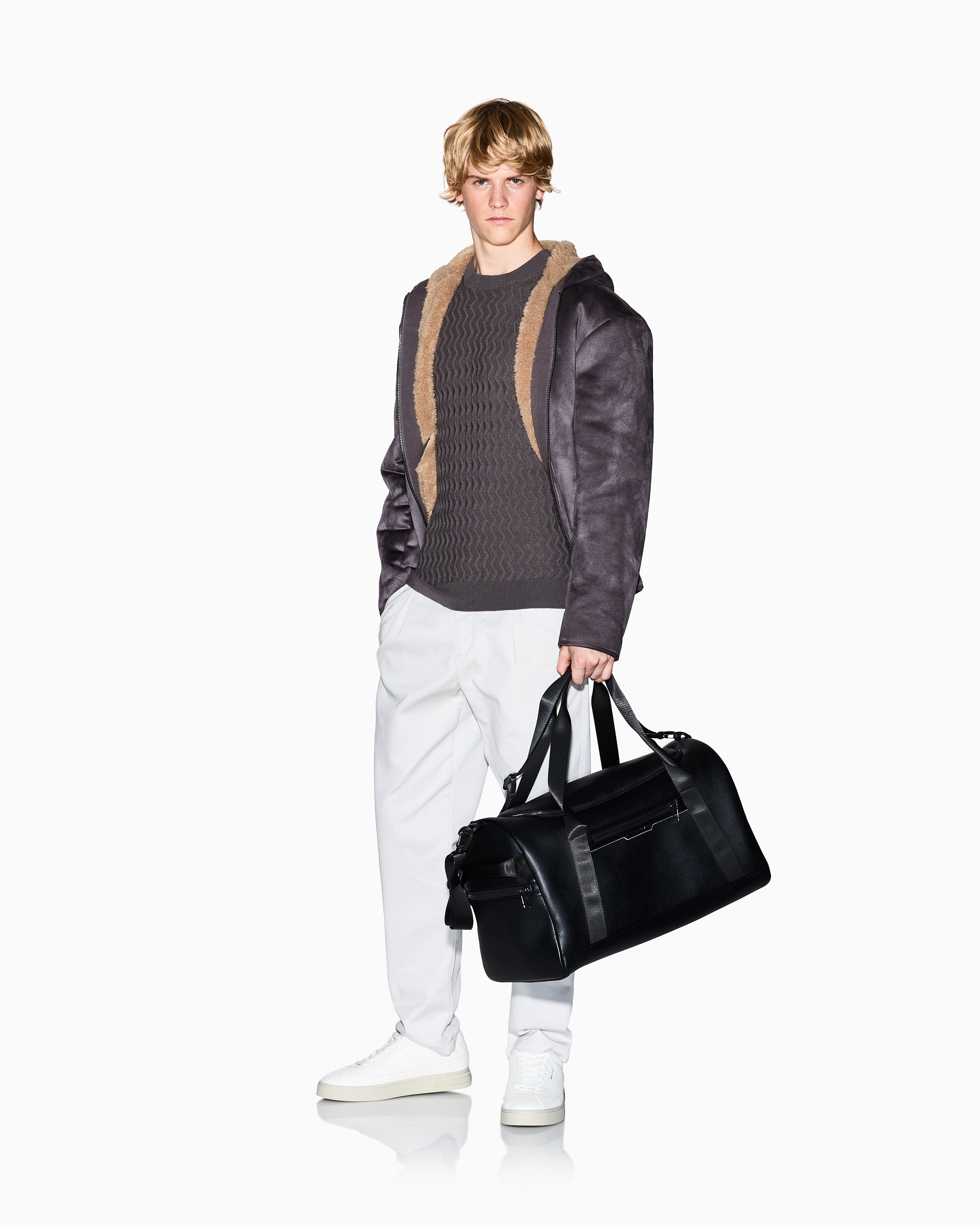 Camisola com textura ondulada Armani Exchange