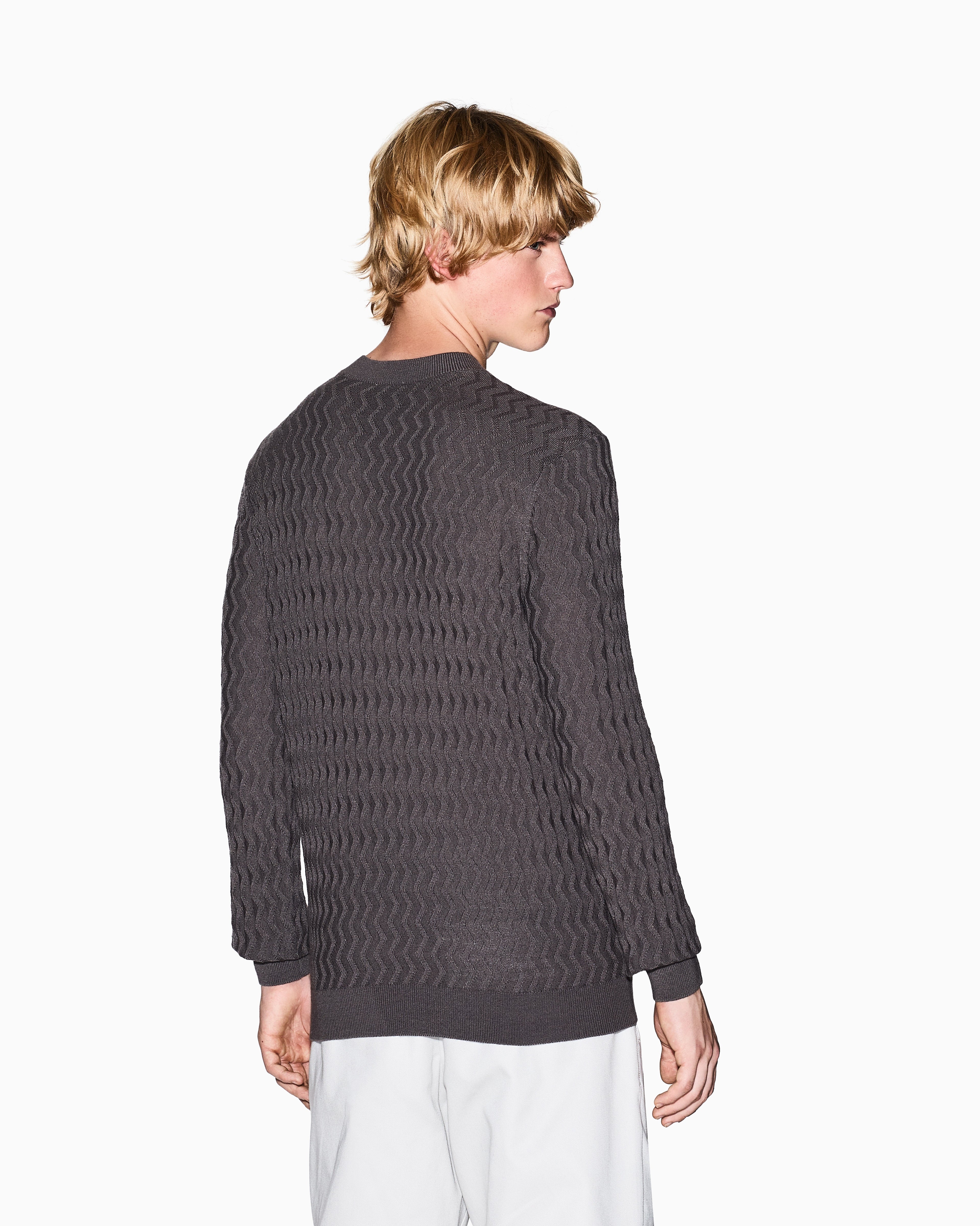 Camisola com textura ondulada Armani Exchange