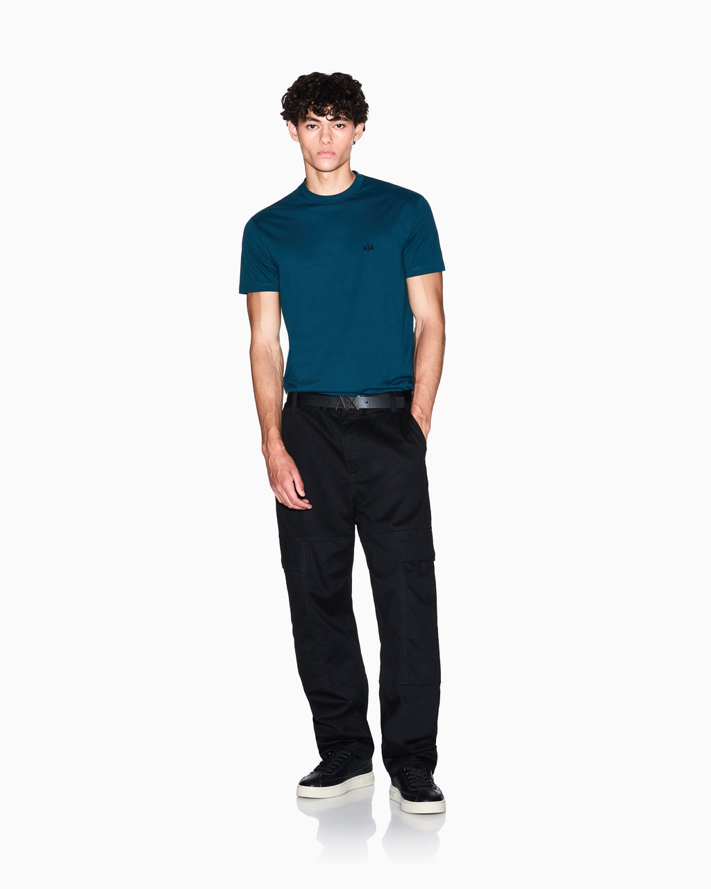 T-shirt básica de corte regular Armani Exchange