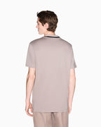 T-shirt gola canelada Armani Exchange