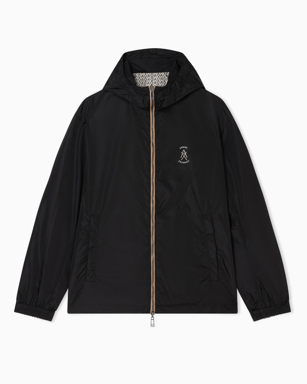 Casaco corta-vento reversível com capuz Armani Exchange