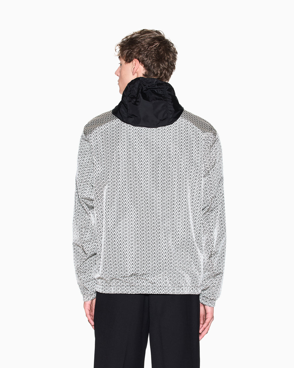 Casaco corta-vento reversível com capuz Armani Exchange