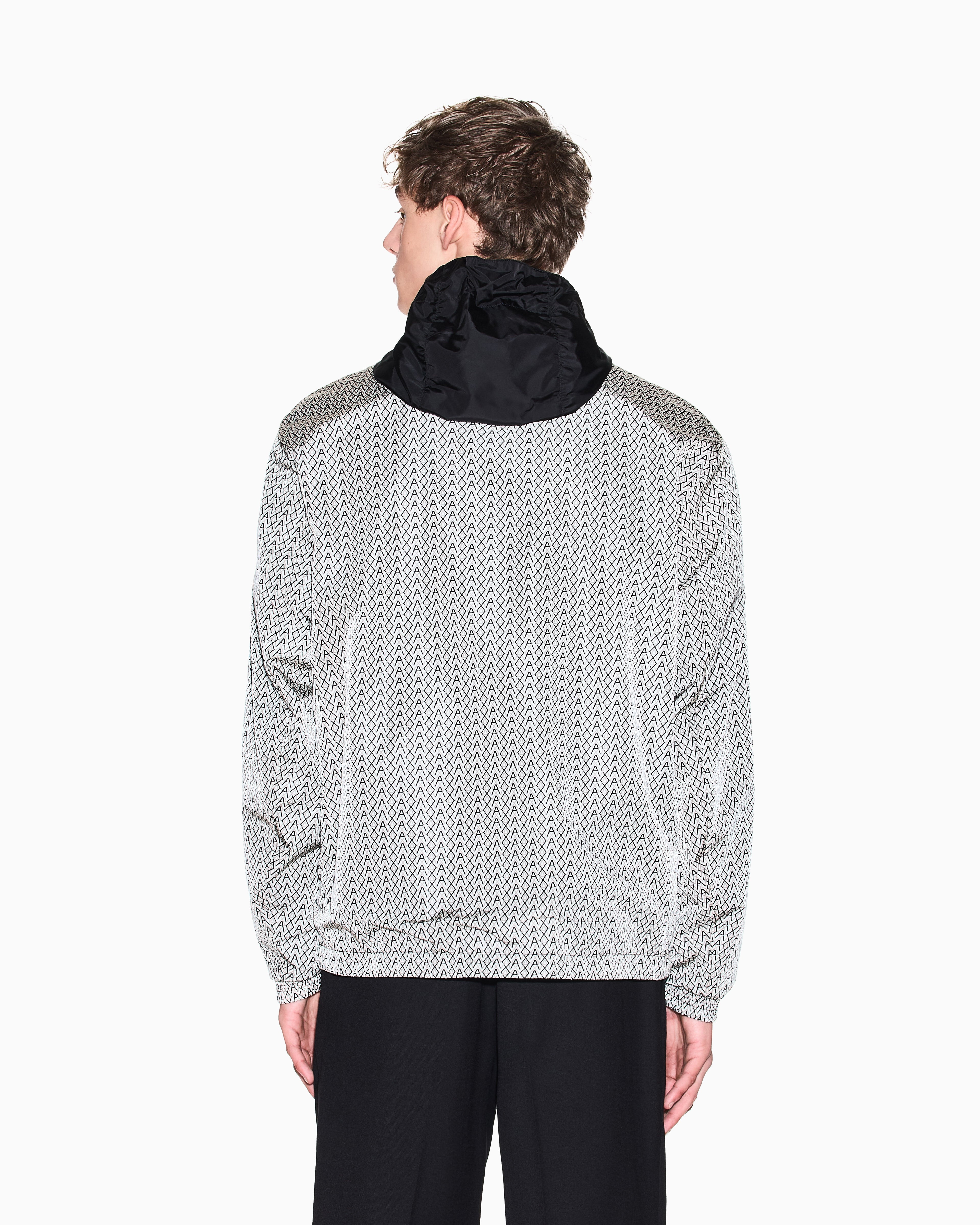 Casaco corta-vento reversível com capuz Armani Exchange