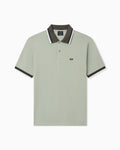 Polo piquê com gola listrada Armani Exchange