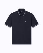 Polo com detalhes do logo na manga Armani Exchange