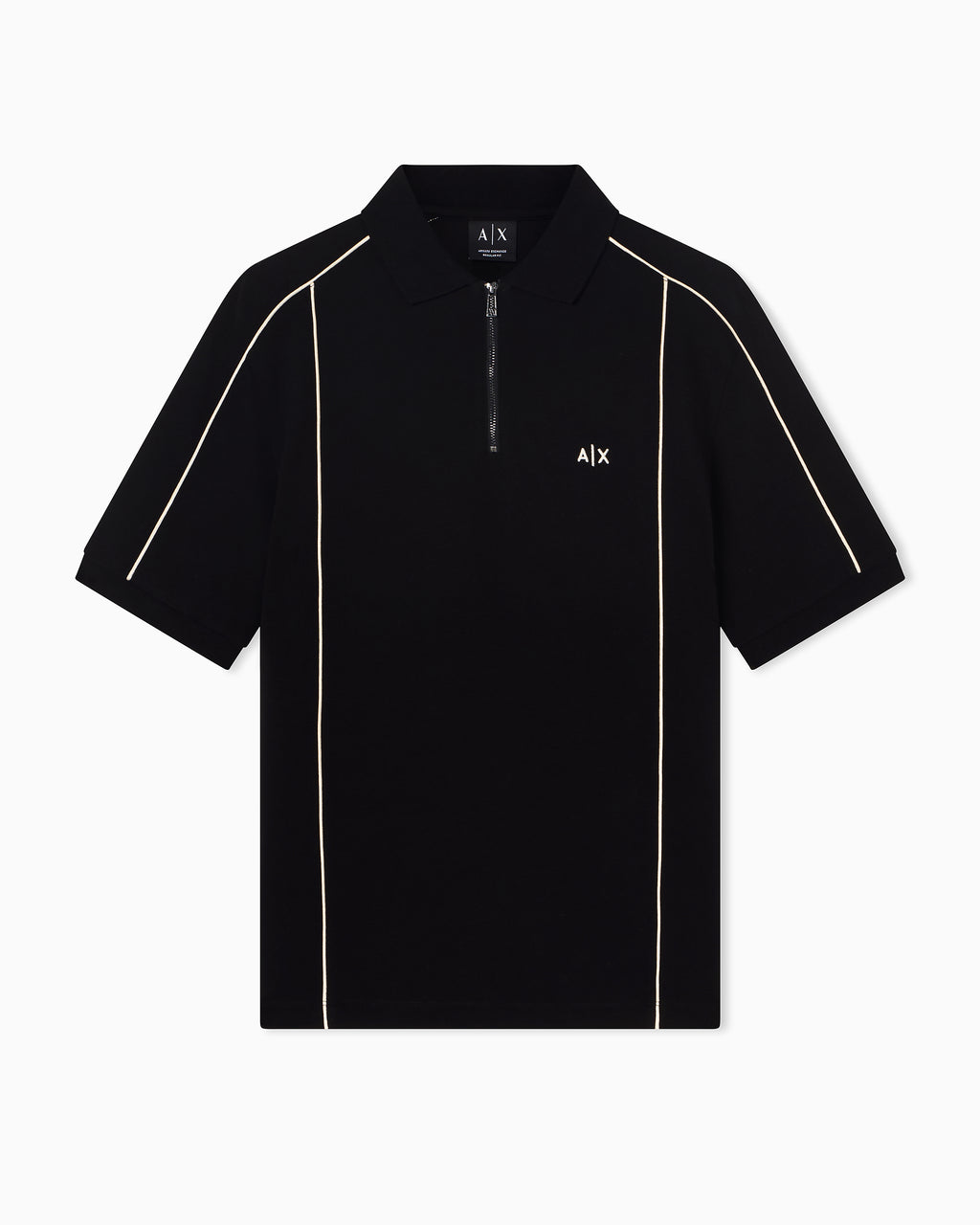 Polo de fecho com riscas contrastantes Armani Exchange