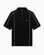Polo de fecho com riscas contrastantes Armani Exchange