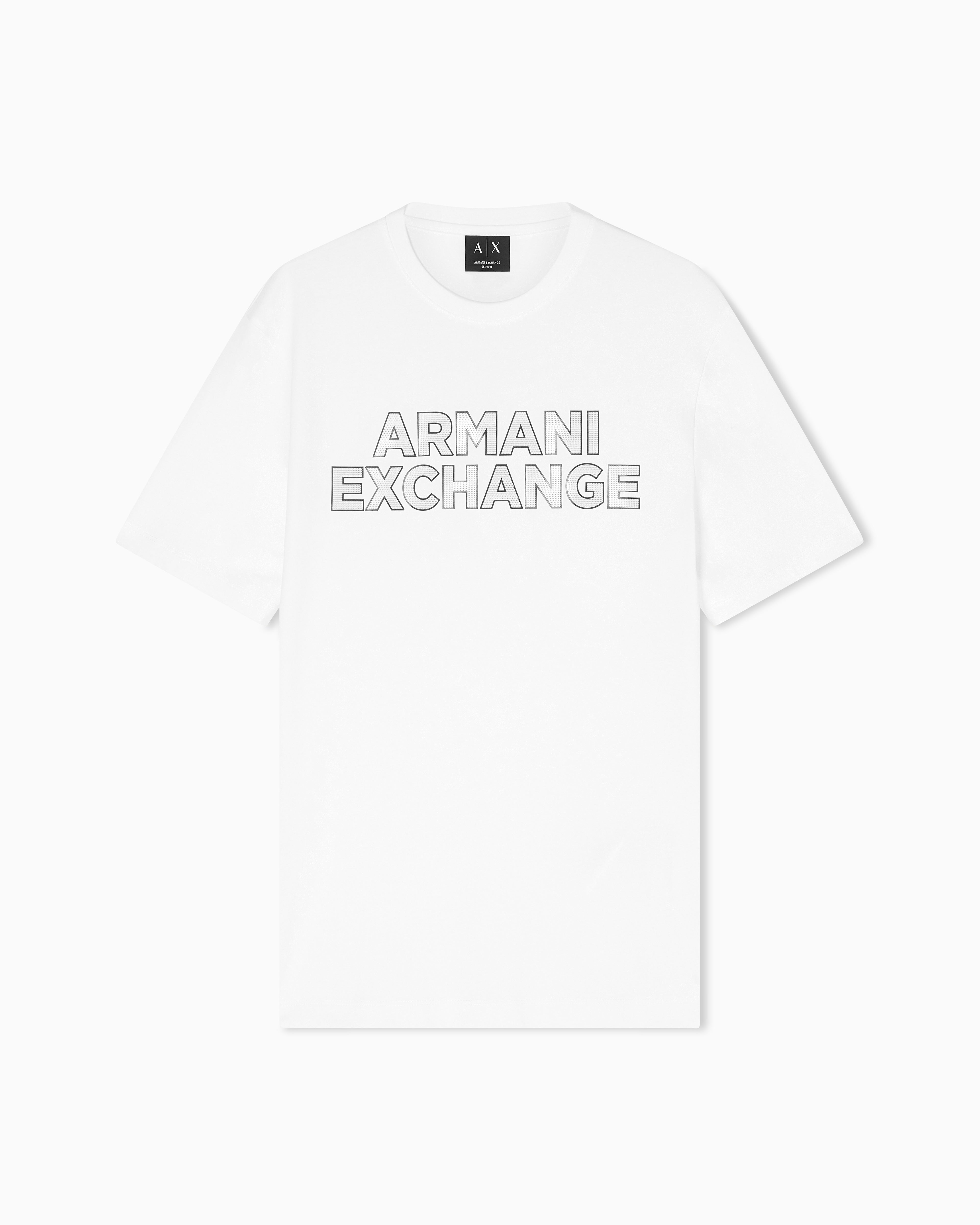 T-shirt com logo 3D Armani Exchange
