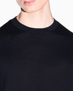 T-shirt de tricô canelada Armani Exchange