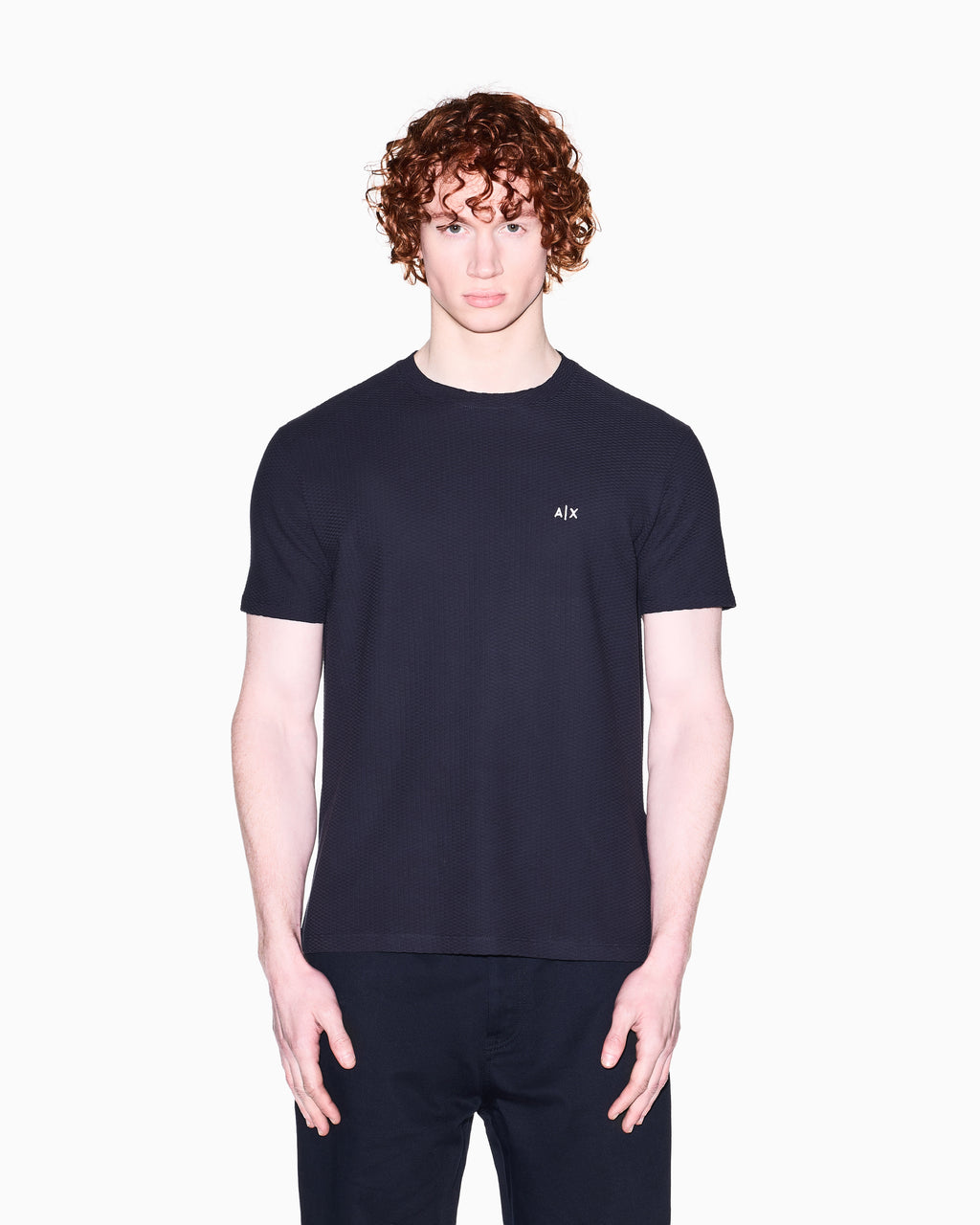T-shirt texturada Armani Exchange
