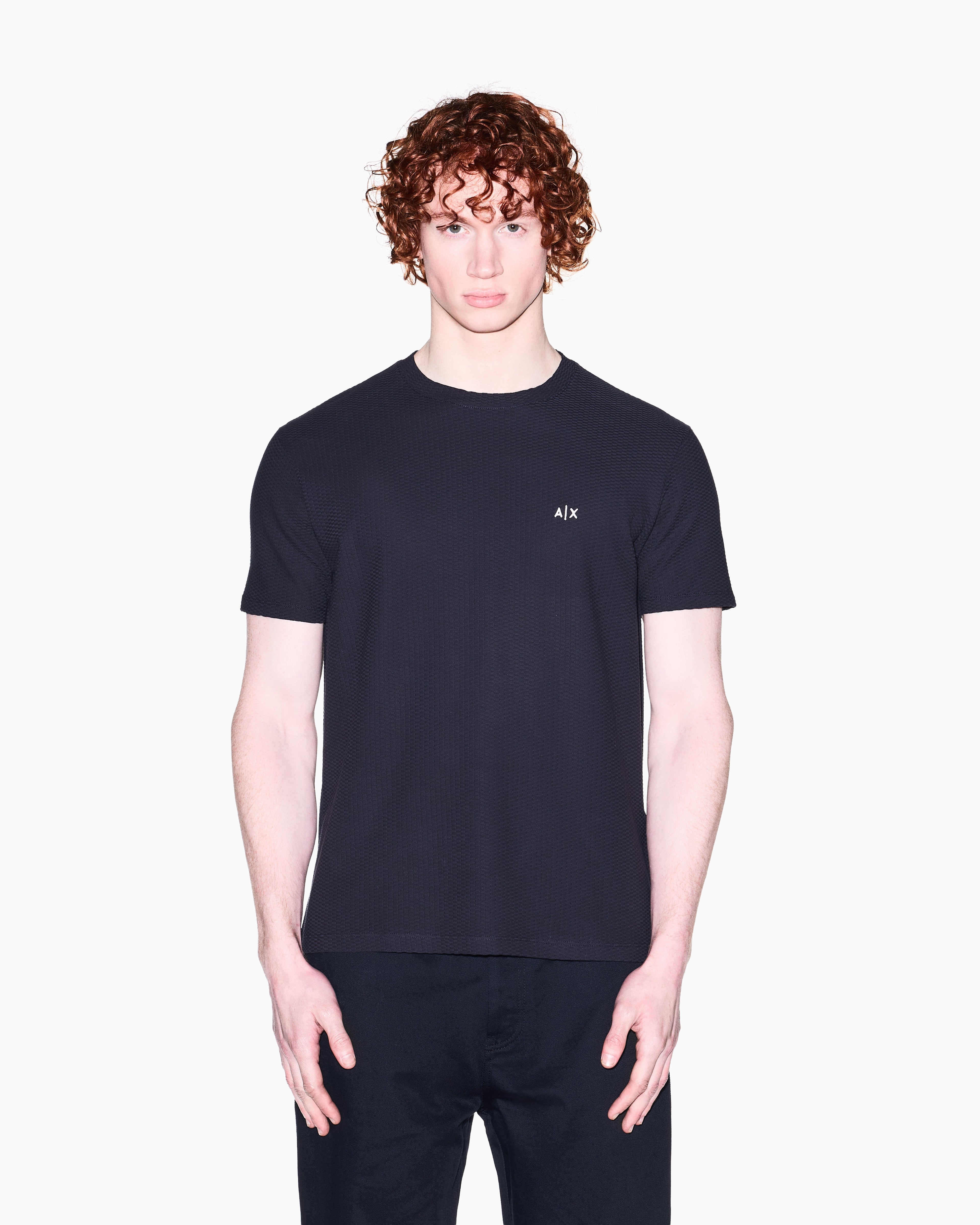 T-shirt texturada Armani Exchange