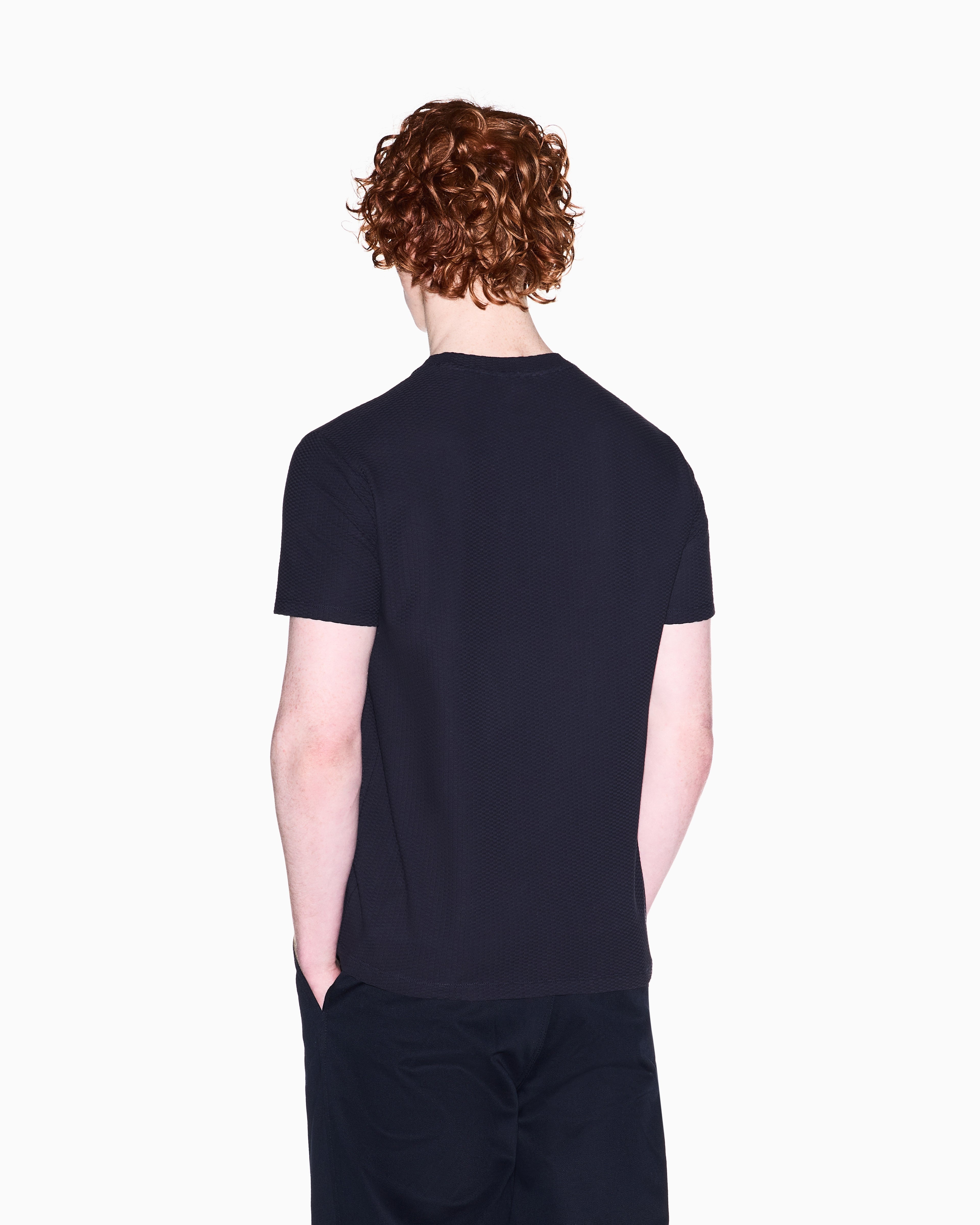 T-shirt texturada Armani Exchange