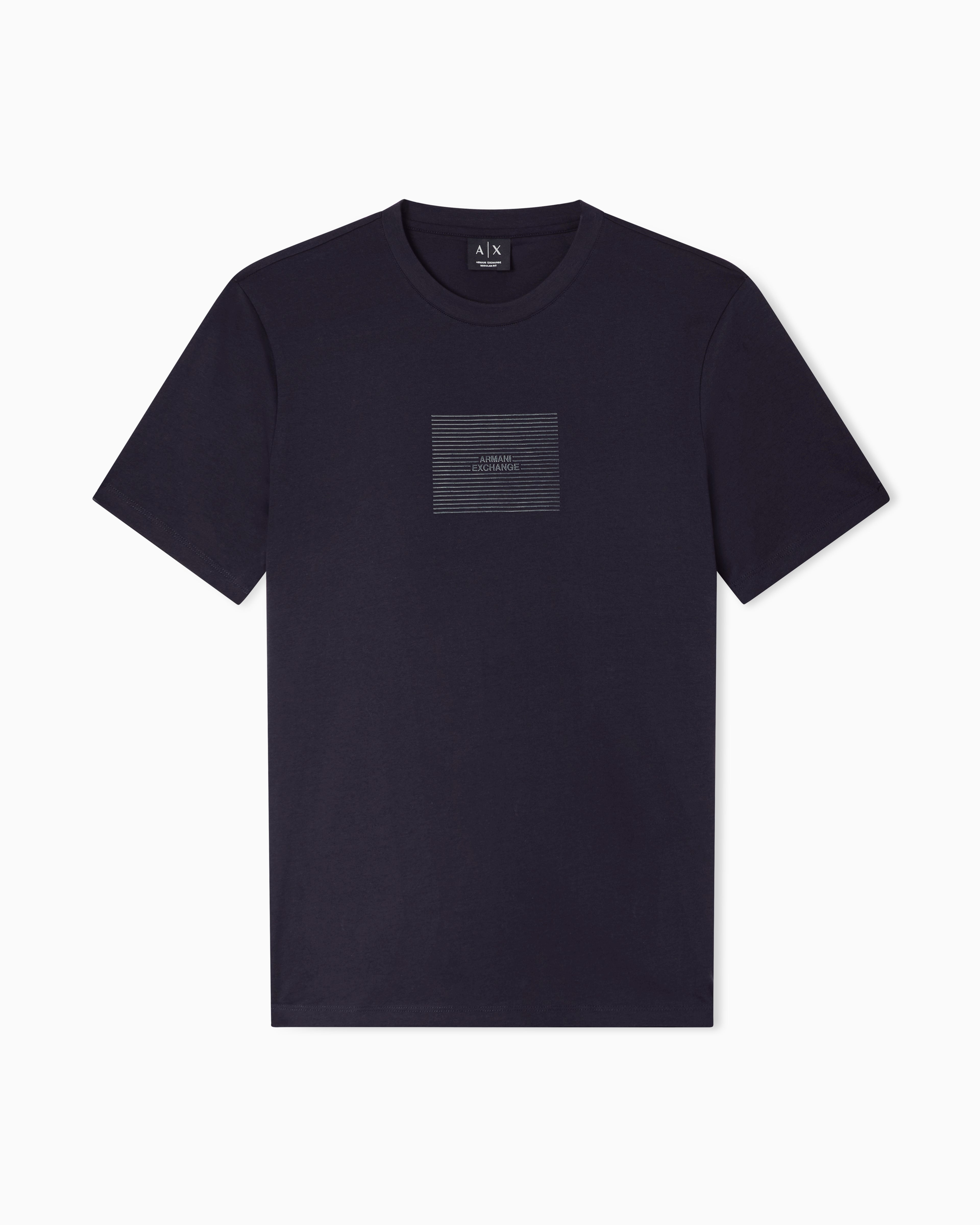 T-shirt com logo em relevo Armani Exchange