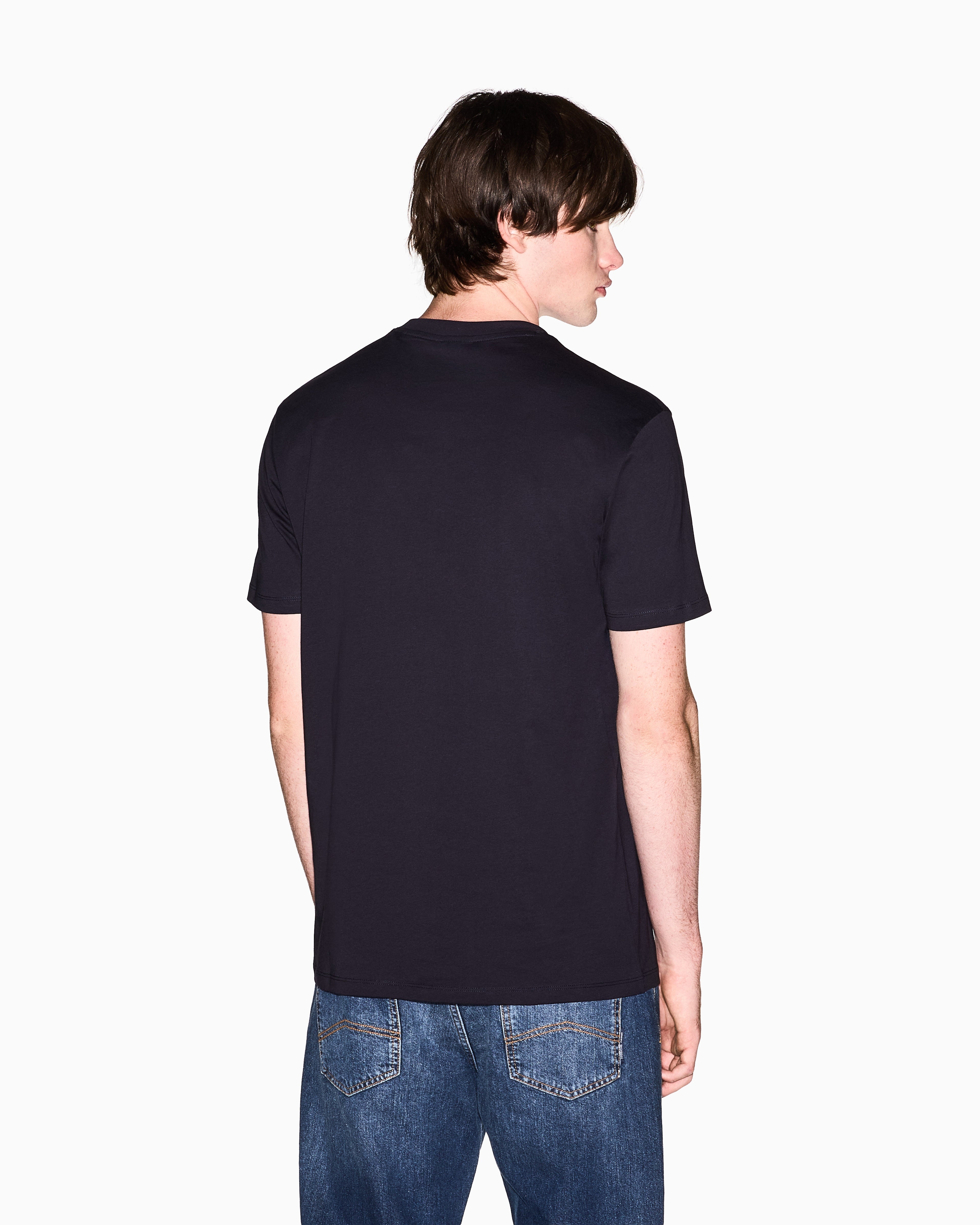 T-shirt com logo em relevo Armani Exchange