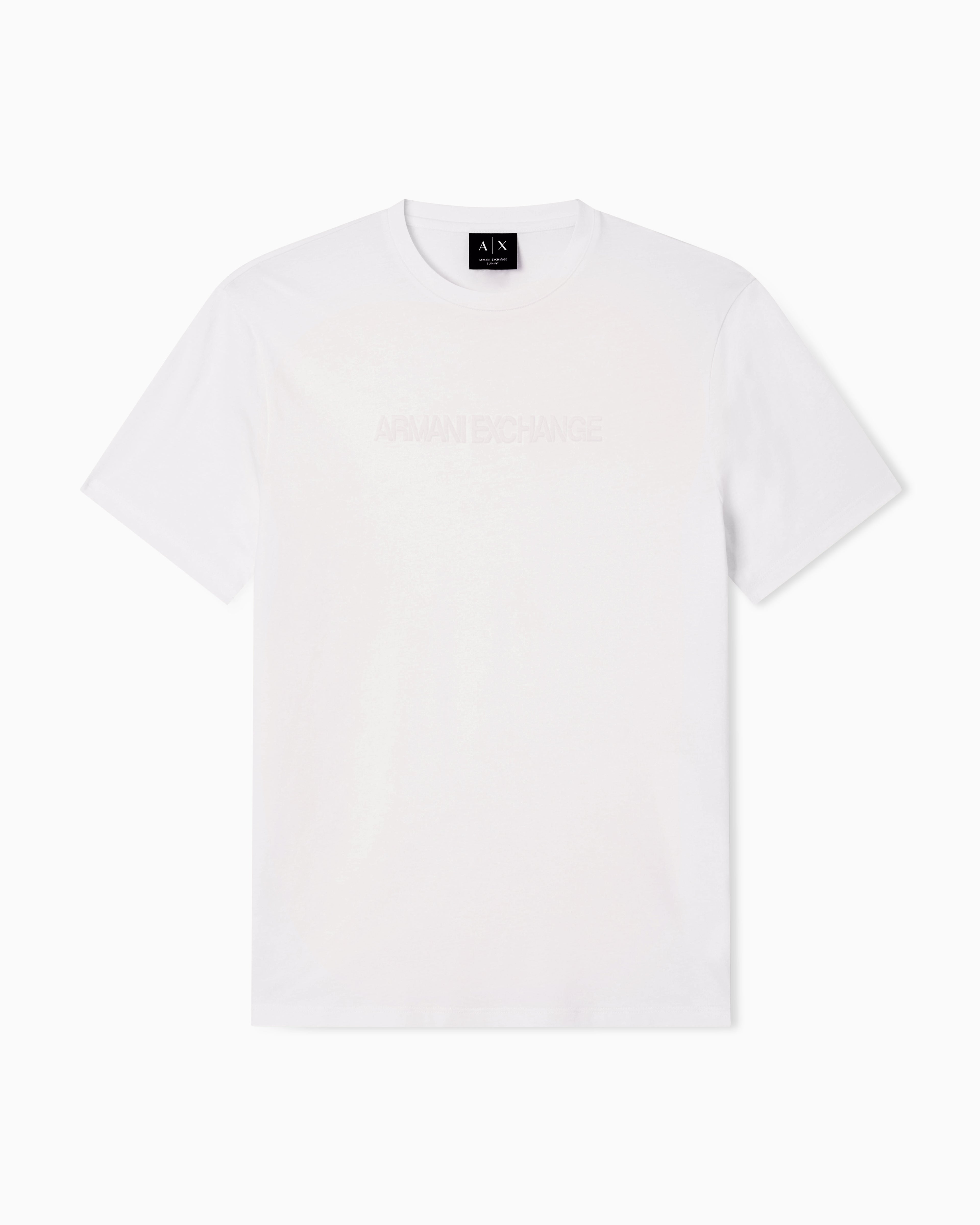 T-shirt slim-fit com logo Armani Exchange