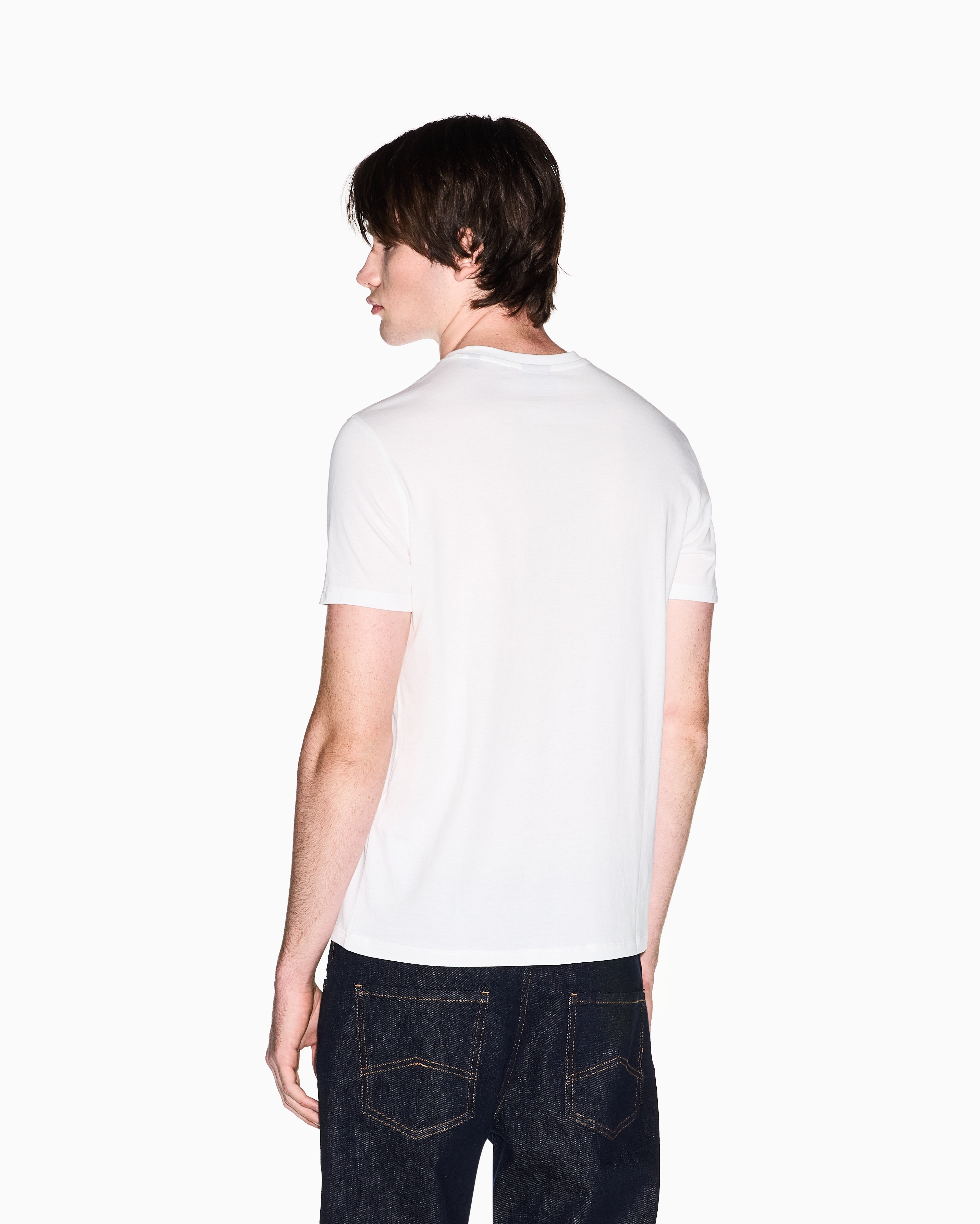 T-shirt slim-fit com logo Armani Exchange