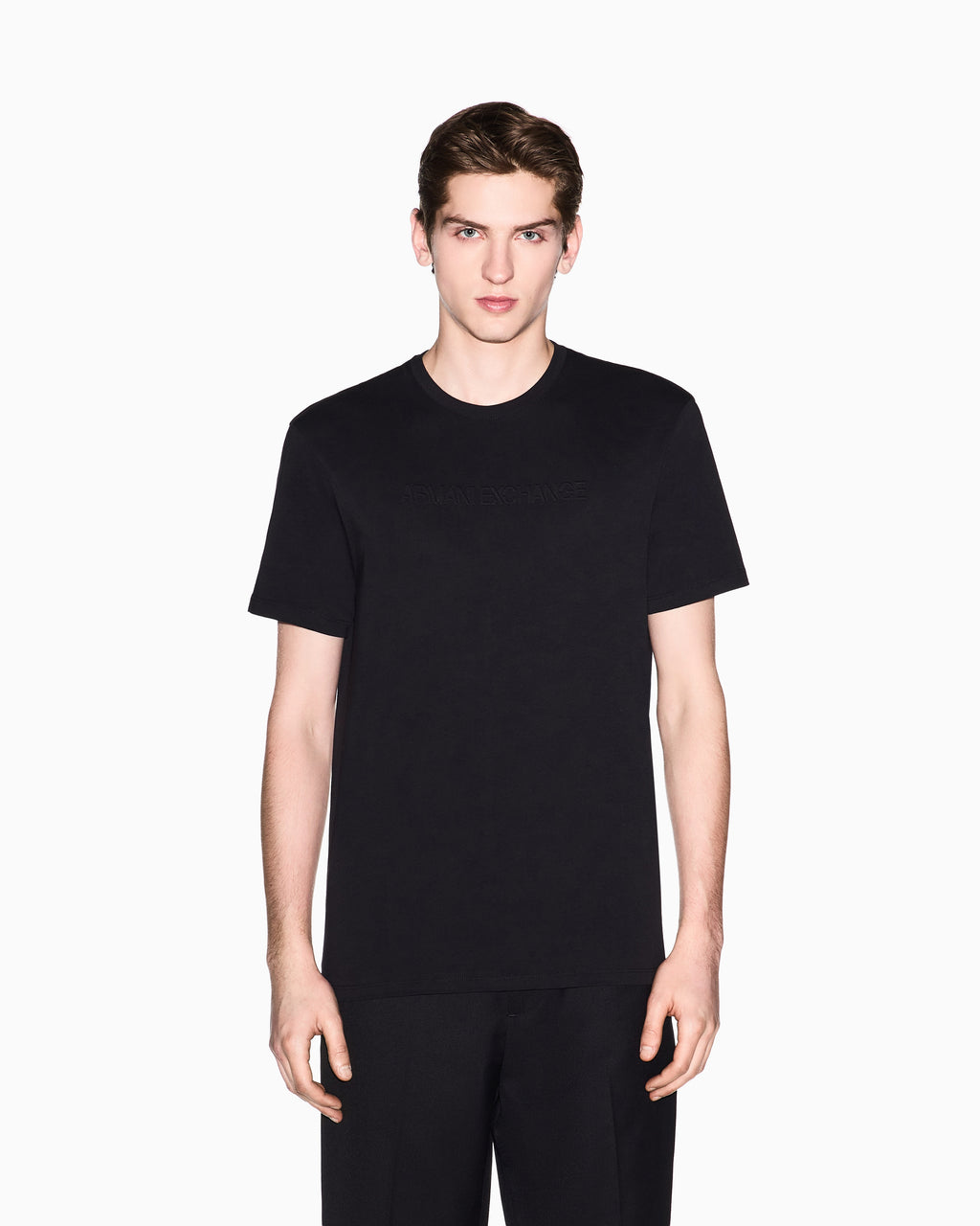 T-shirt slim-fit com logo Armani Exchange