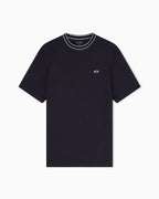 T-shirt com gola contrastante Armani Exchange