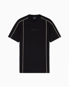 T-shirt com riscas contrastantes Armani Exchange