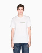 T-shirt com logo bicolor Armani Exchange