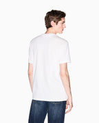T-shirt com logo bicolor Armani Exchange