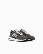 Sapatilha com detalhes contrastantes Armani Exchange
