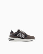 Sapatilha com detalhes contrastantes Armani Exchange