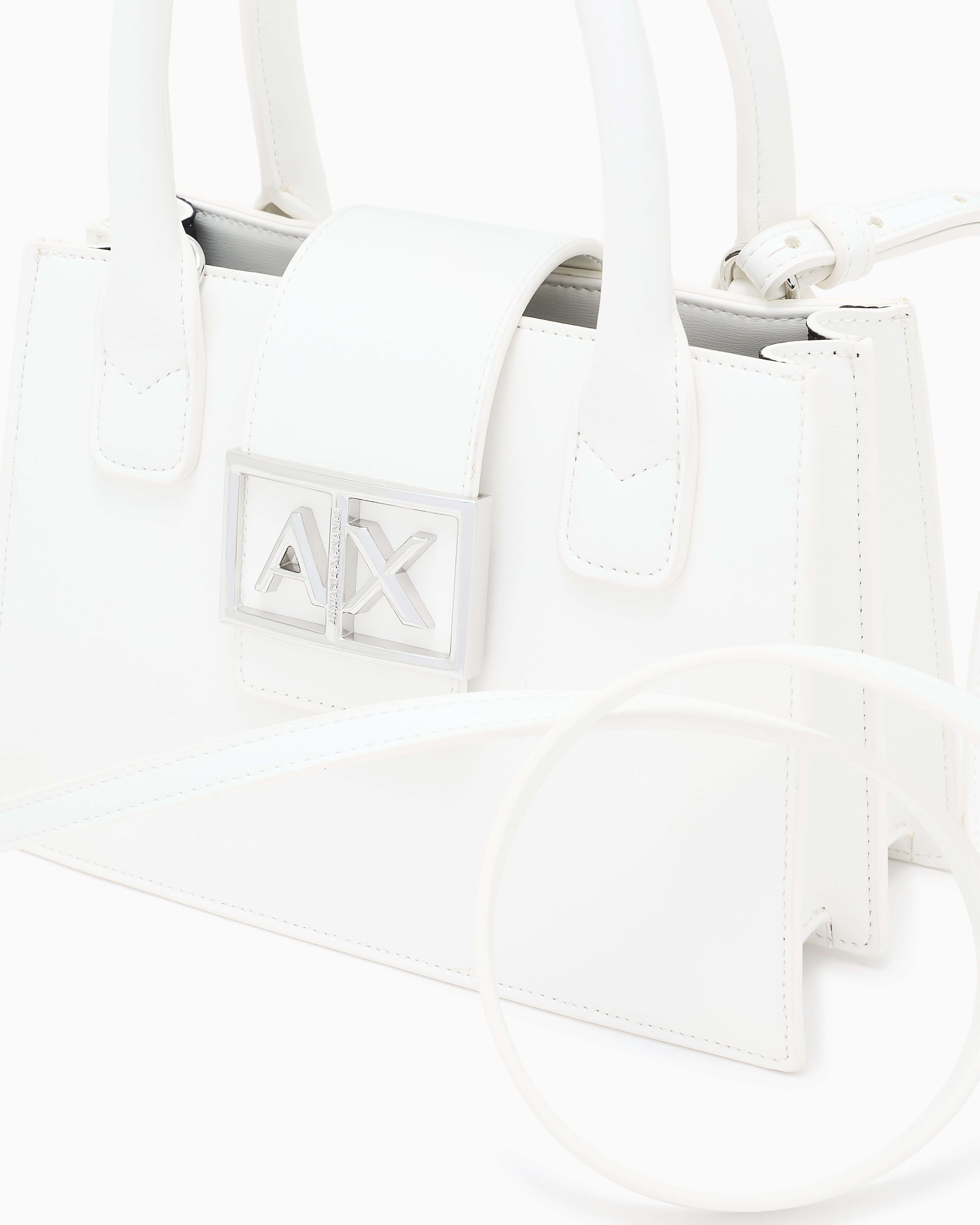 Mini Mala Estruturada Off White Armani Exchange