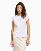 T-shirt com logótipo e strass Armani Exchange