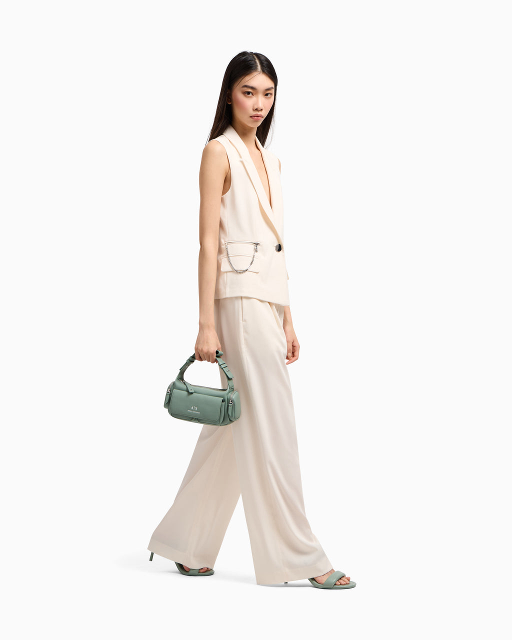 Colete com corrente decortaiva Armani Exchange