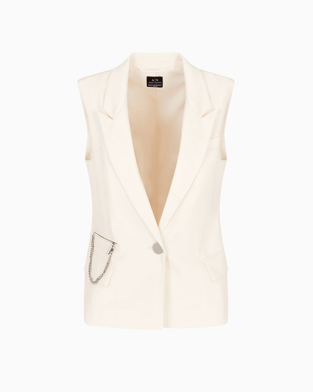 Colete com corrente decortaiva Armani Exchange