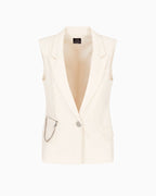 Colete com corrente decortaiva Armani Exchange